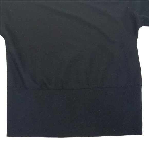 Talbots Batwing Black Top size Petite P - Picture 4 of 5
